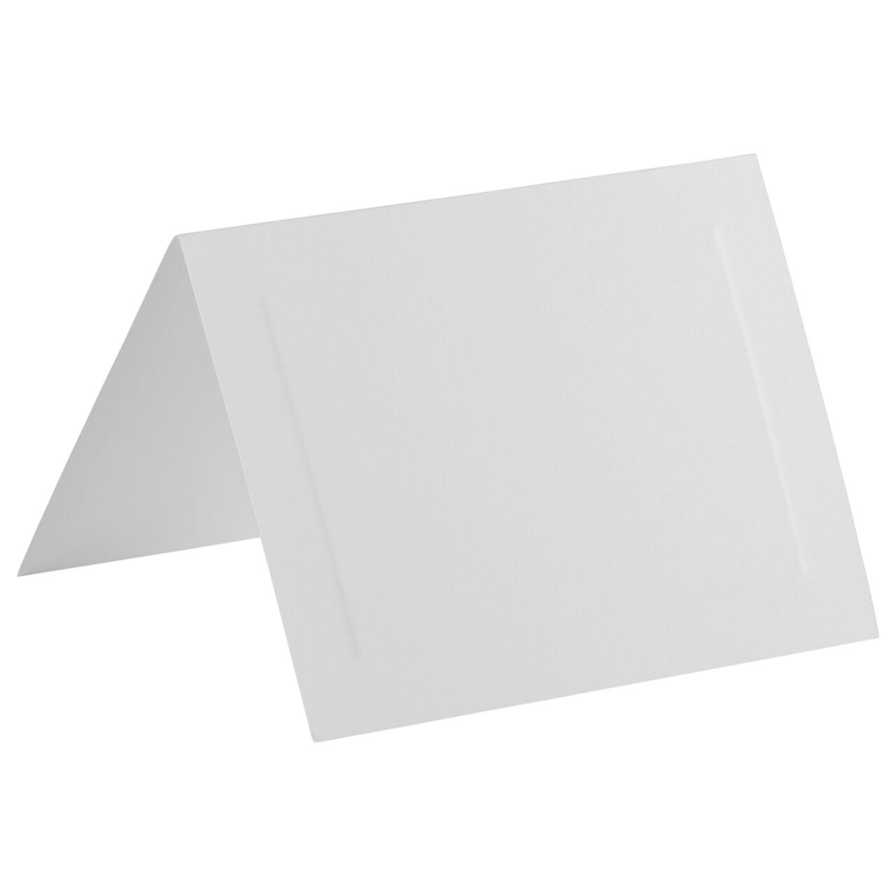 JAM Paper A7 White Blank Foldover Cards with Panel